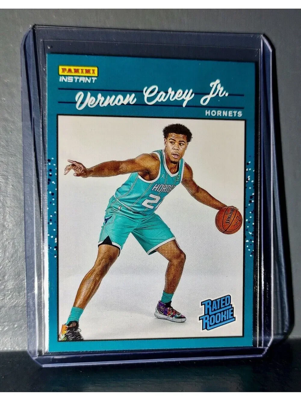 Vernon Carey Jr. 2020-2021 Panini NBA Instant 30 Rated Rookie Retro Card 1/3558